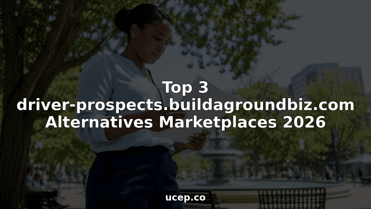 Top 3 driver-prospects.buildagroundbiz.com Alternatives Marketplaces 2026